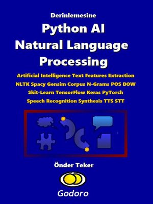 cover image of Derinlemesine Python AI Natural Language Processing